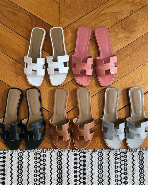 hermes oran fur sandals|Hermes oran size chart.